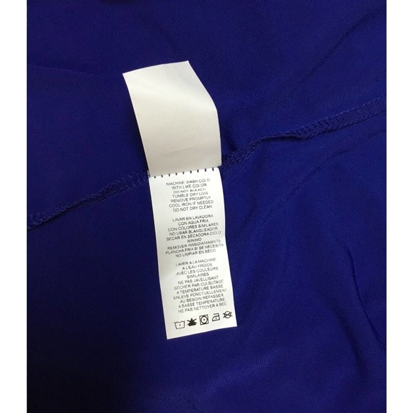 New Tash + Sophie Boxy Tee Shirt Short Sleeve Dress Blue XL - Picture 8 of 8